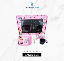 Raucher-Set "Baked Bun" (Pfeife-Grinder-Tray-Aschenbecher)