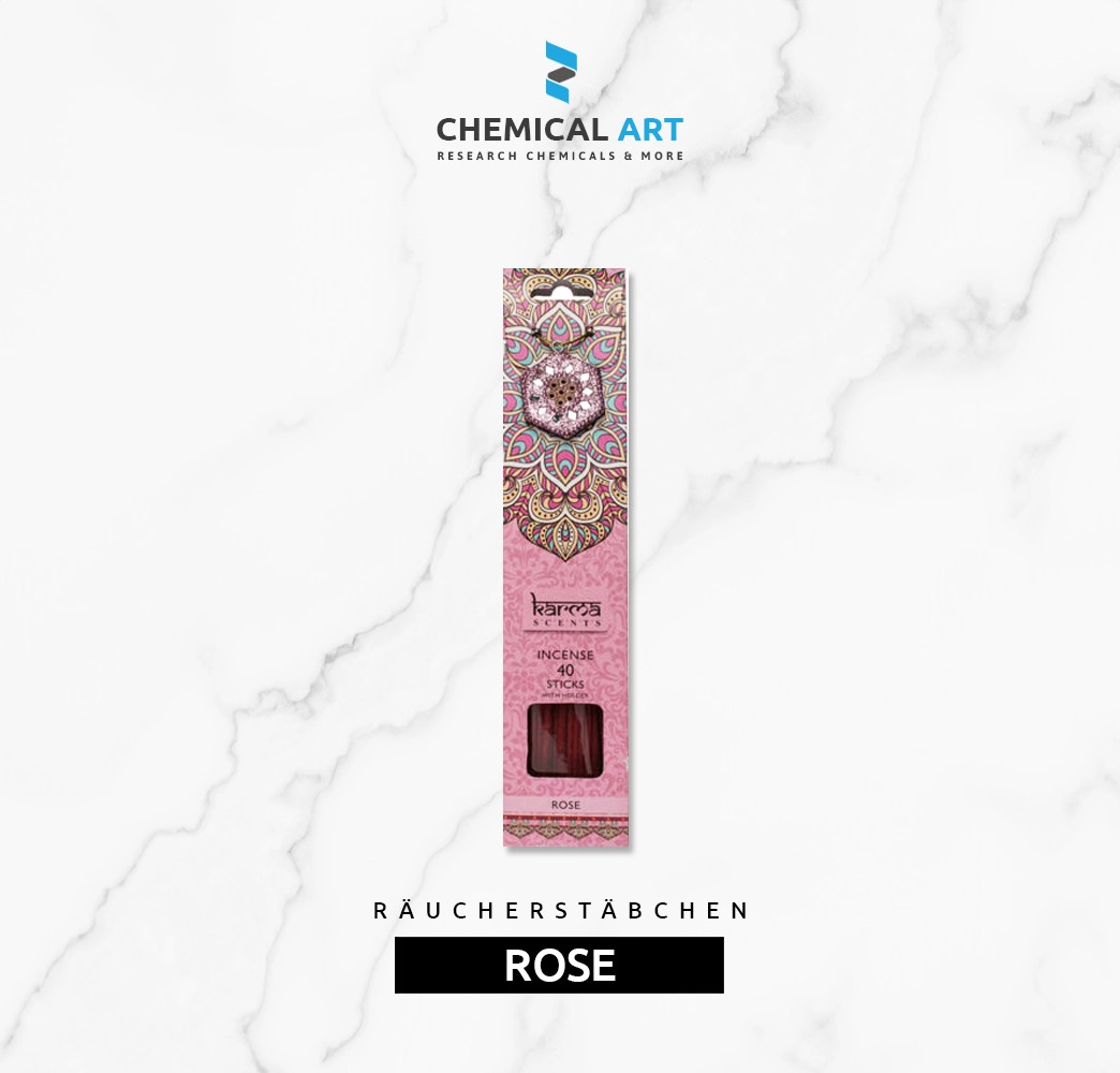 Karma Räucherstäbchen – 40 Stück - Rose